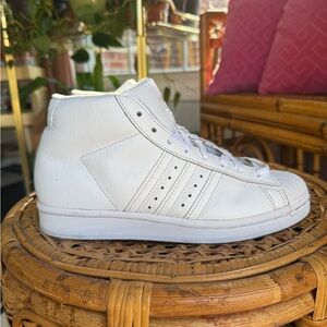 ADIDAS ORIGINAL PROMODEL 'WHITE' GRADE SCHOOL/YOUTH AY1854 US 5Y WEDGE SNEAKER